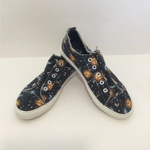 New - Corkys BABALU Sun & Moon Slip On Tennis Shoes / Sneakers, 8